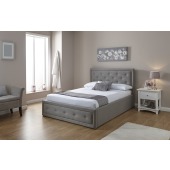Hollywood 135cm Ottoman Bed Stone