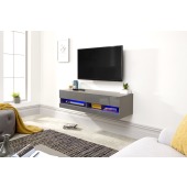 Galicia 120cm Wall TV Unit with LED Grey