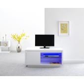 Polar High Gloss LED TV Unit White
