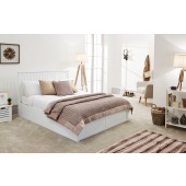 Como 135cm Wooden Ottoman Bed White