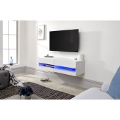 Galicia 120cm Wall TV Unit with LED White